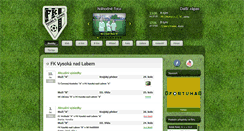 Desktop Screenshot of fkvysoka.cz