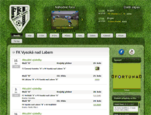Tablet Screenshot of fkvysoka.cz